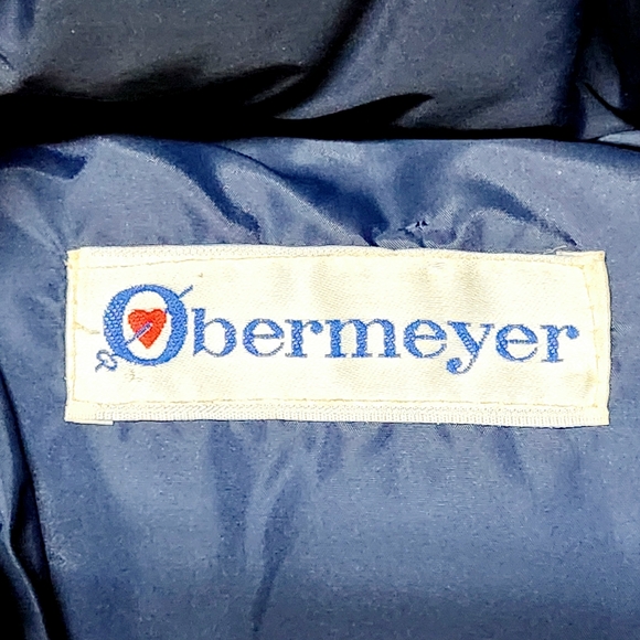 Vintage Obermeyer Goose Down Vest – Navy – Made in USA - Picture 6 of 16